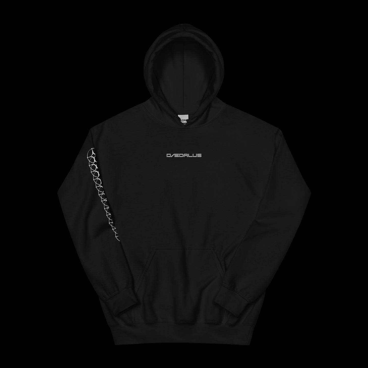 BLACK & CHROME NECROMANCER HOODIE